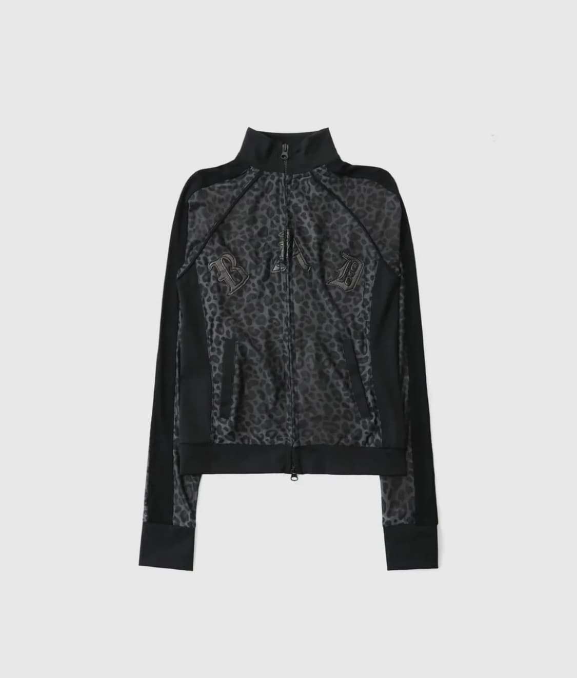 배드블러드 미스틱 트랙 집업 블랙레오파드 상품이미지1