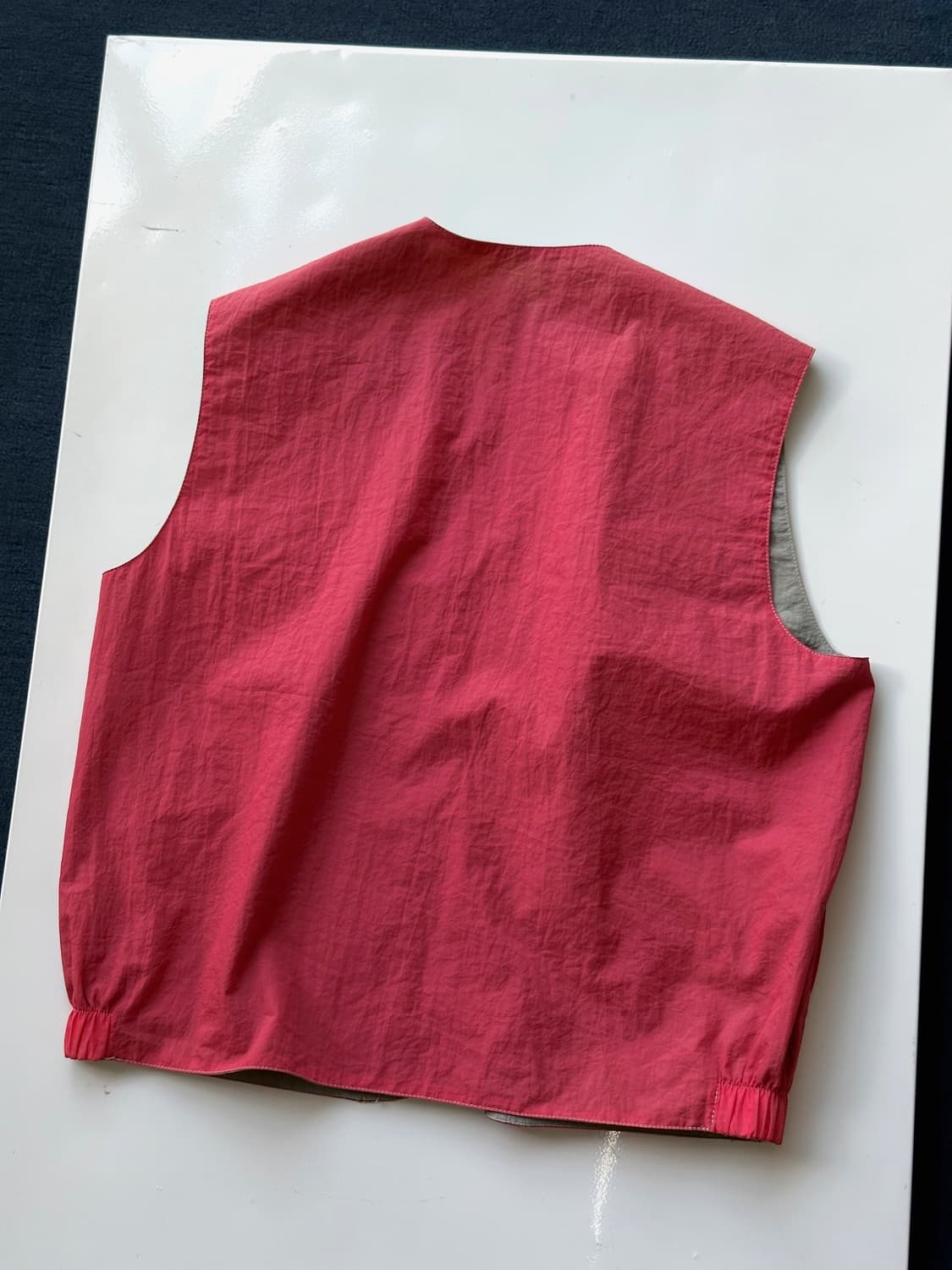 Washed nylon 2way design vest 상품이미지8