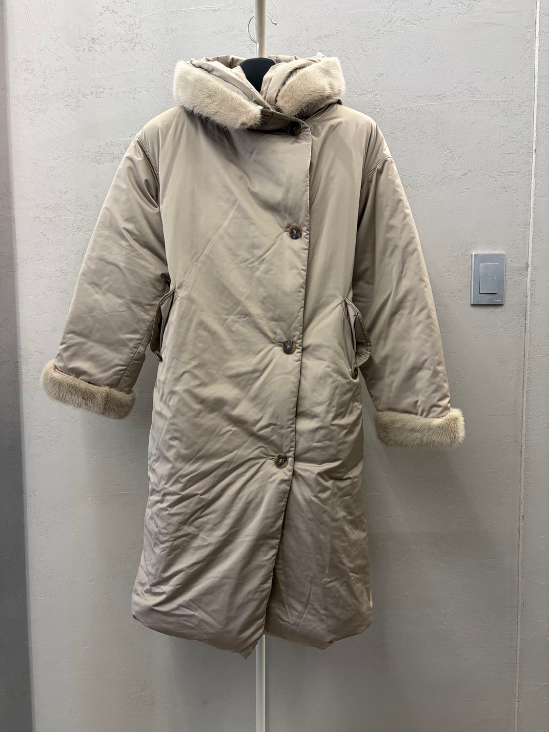 시스템 SYSTEM 구스다운 패딩 코트 상품이미지2