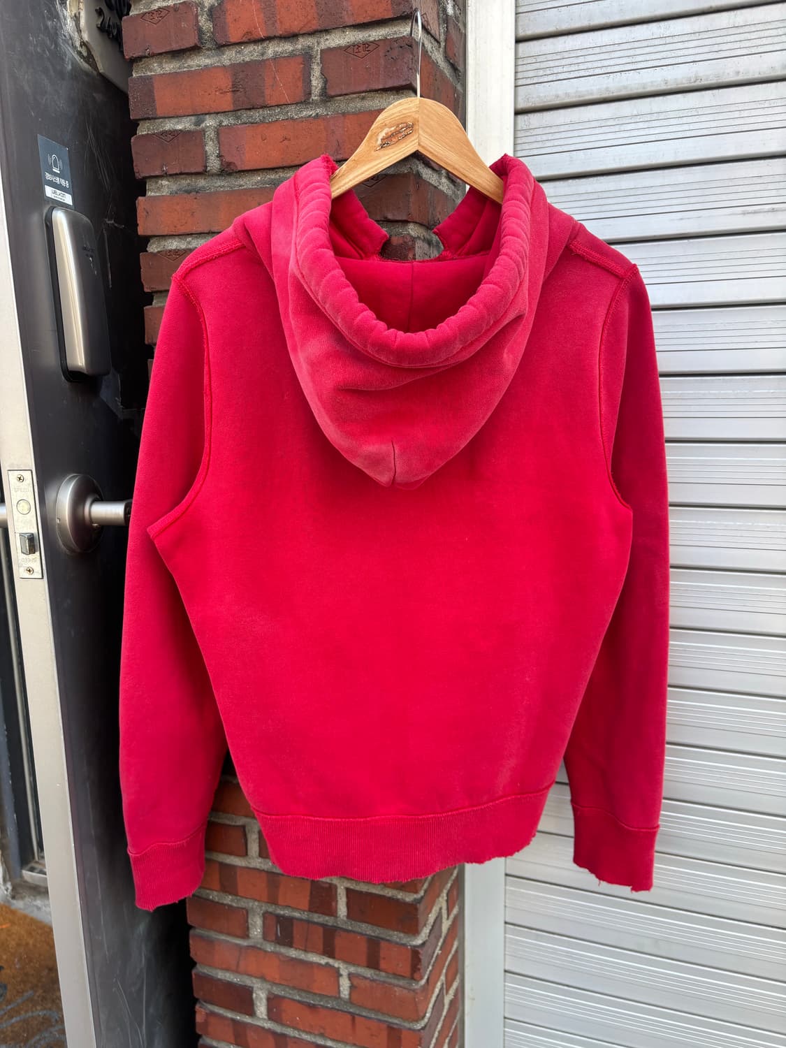 아베크롬비 47 자수 레드 후드티  상품이미지4