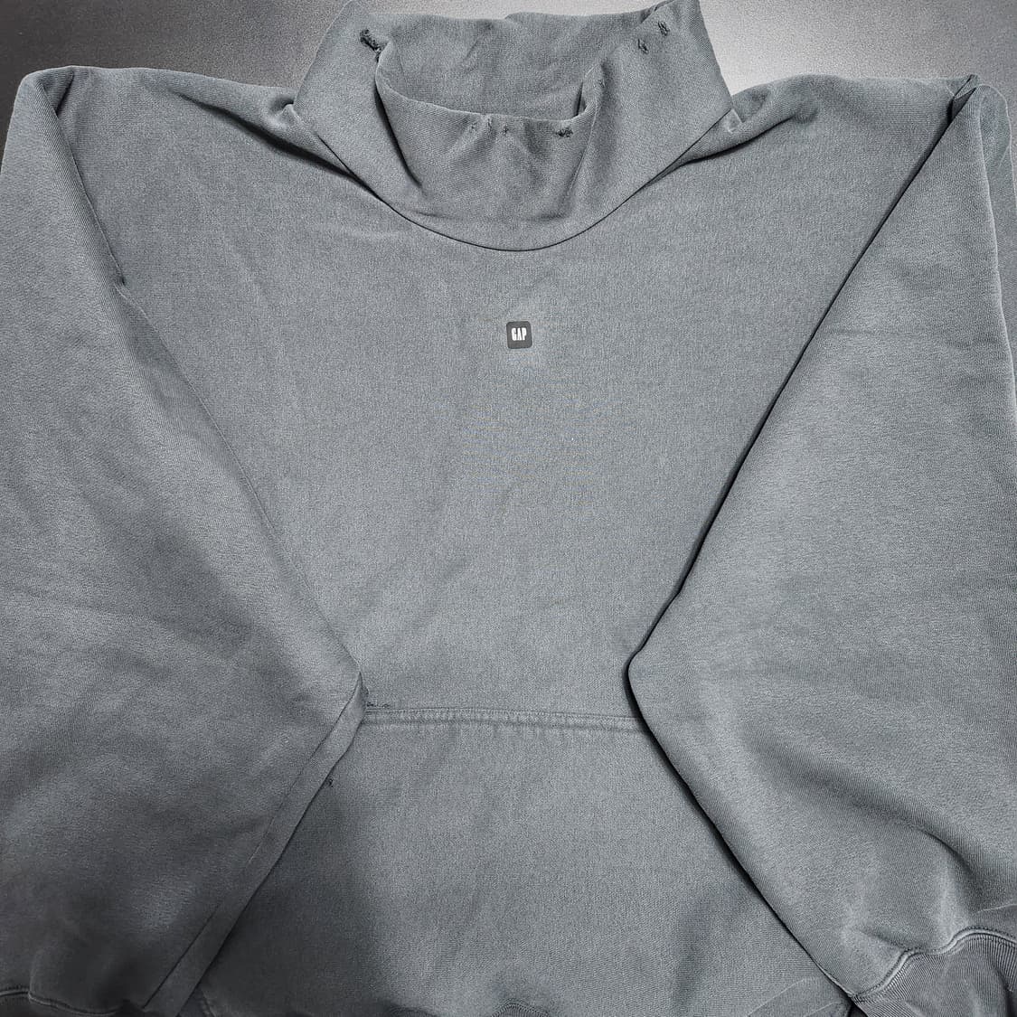 이지 갭 발렌시아가 하이 넥 스웨터 블랙 L 상품이미지1