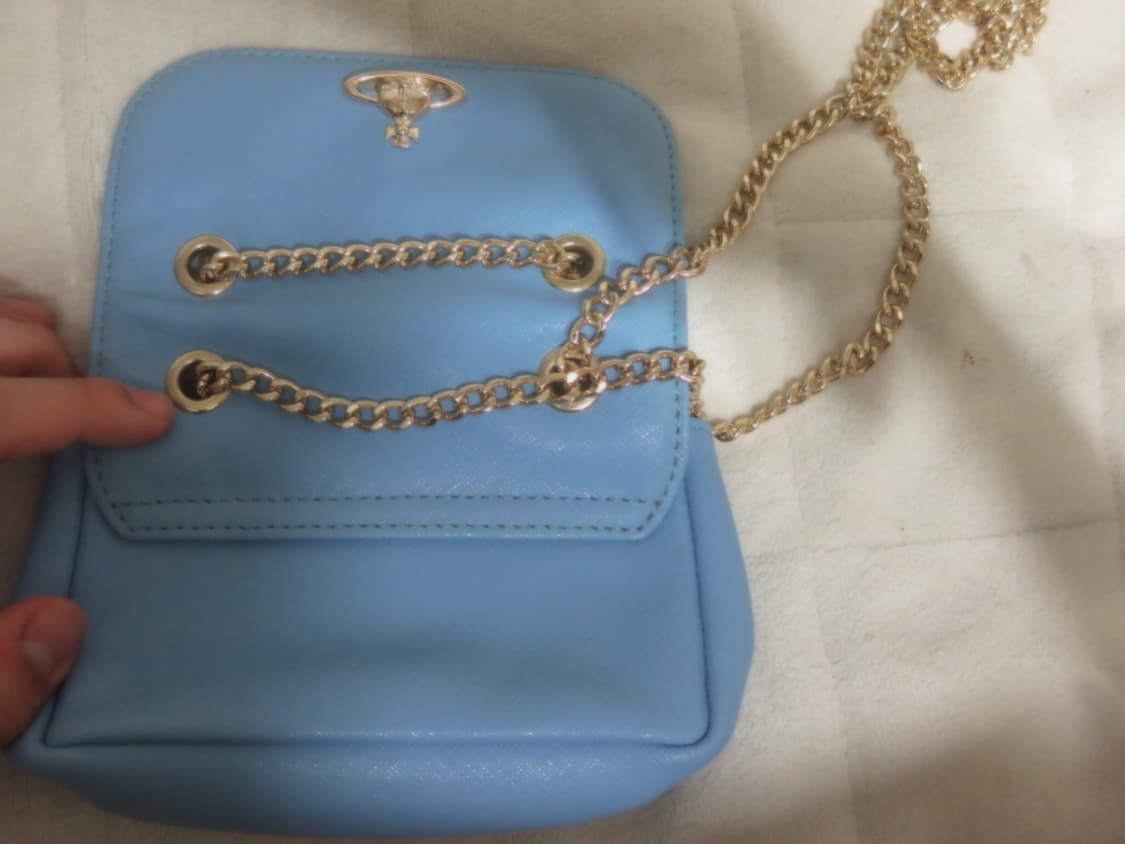 비비안웨스트우드 미니체인백 블루 상품이미지7