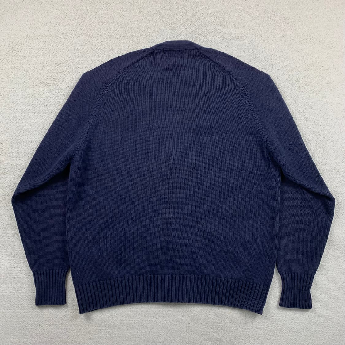 90s 폴로 랄프로렌 포니로고 코튼 가디건 네이비 상품이미지2