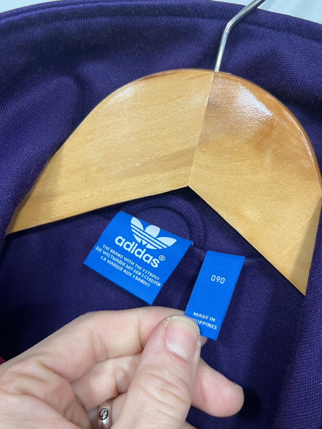 아디다스 유로파 트레포일 퍼플 트랙 져지 상품이미지5