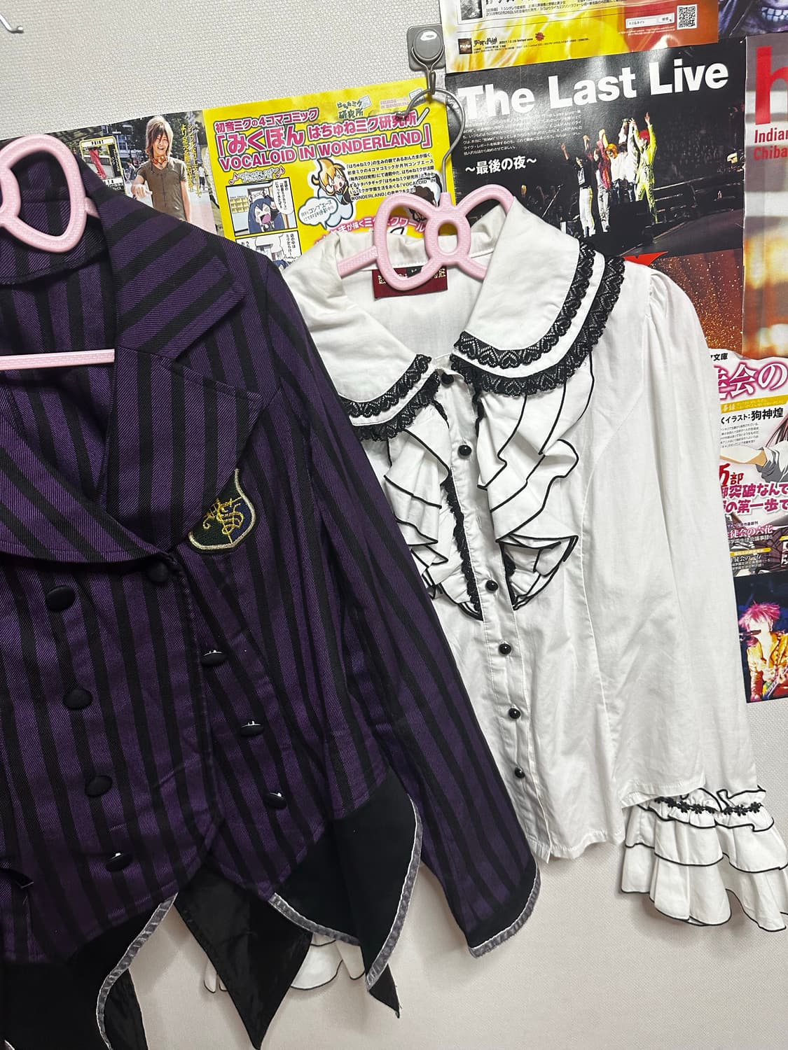 바디라인교복스타일고스로리 공겜여주깔 박쥐 로리타 일브대장템핀터깔자켓 상품이미지3