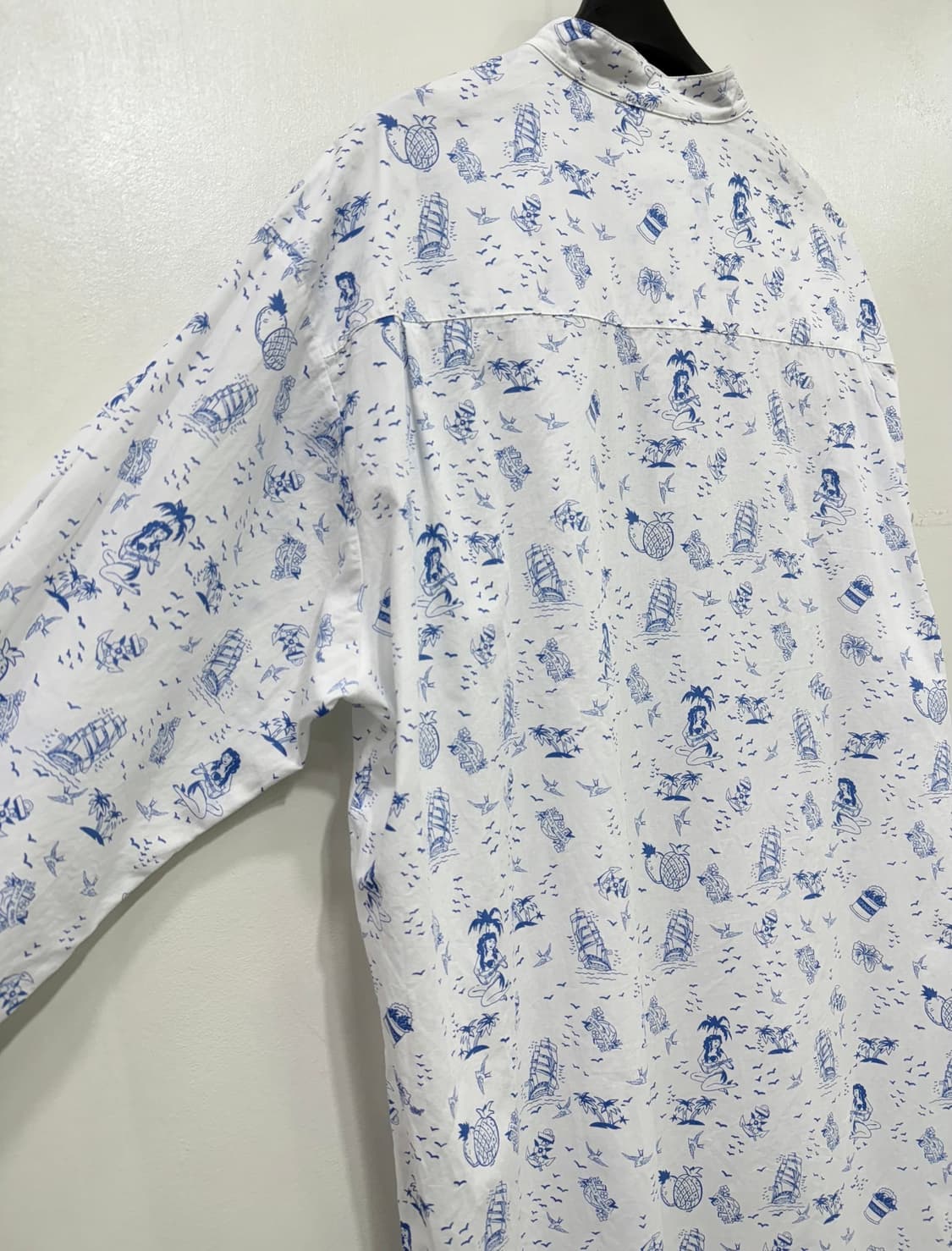 LA PERLA 라펠라 코튼 롱 셔츠 원피스 L 상품이미지6