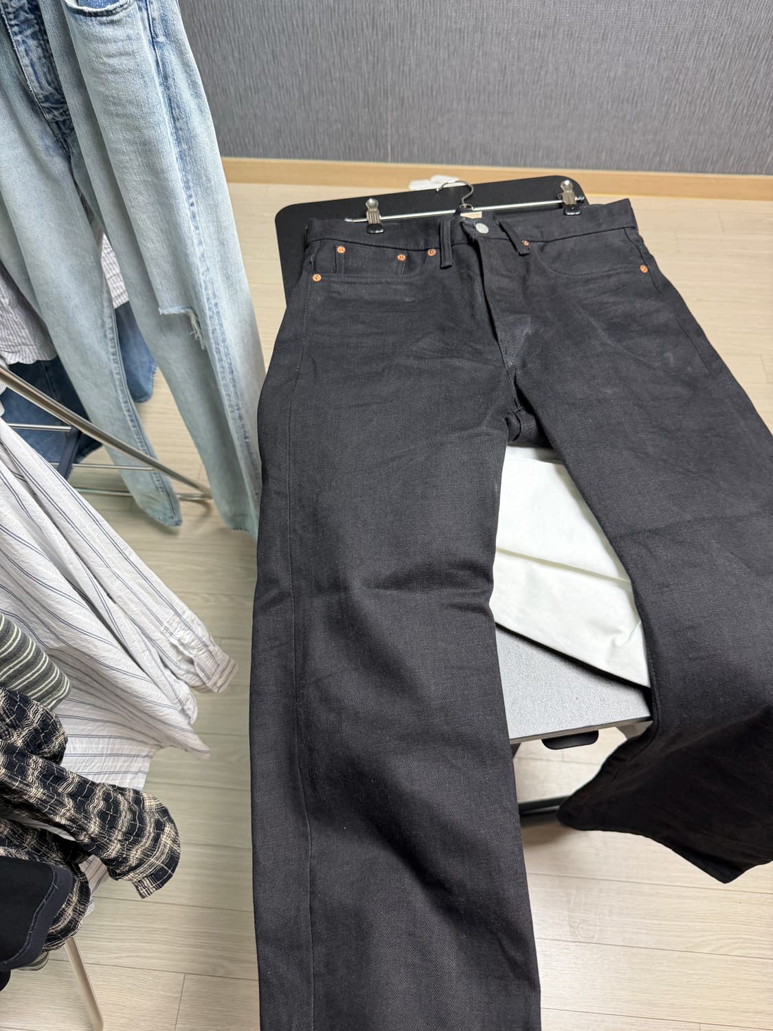 RRL 30x30 블랙 온 블랙 판매합니다 상품이미지3