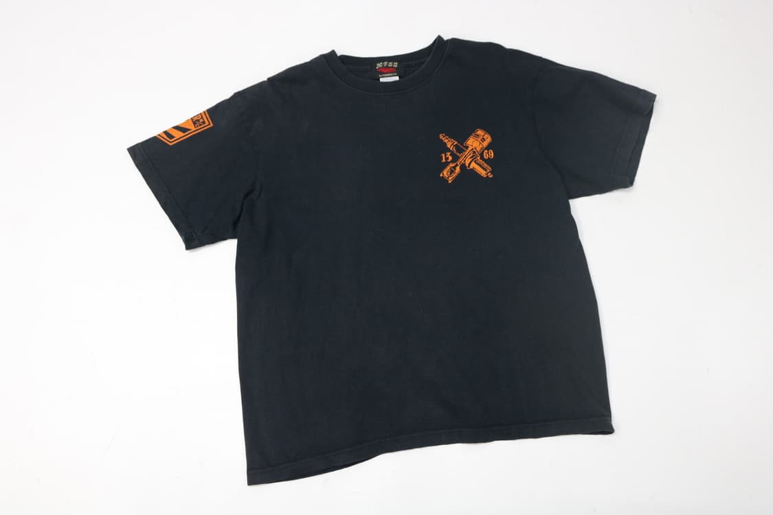 MFSB by FARMERS CO 빈티지 아이언 크로스 모터사이클 티셔츠 상품이미지5