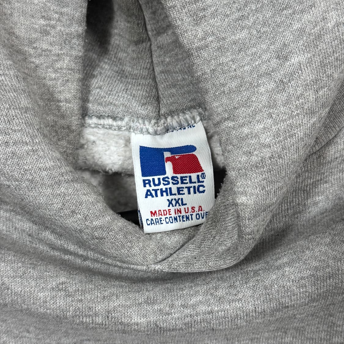Vintage 90s 러셀 그레이 후드티 상품이미지6