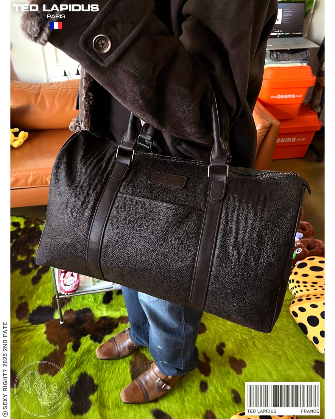 1980-90s TED LAPIDUS Old Boston Tote Bag 상품이미지1