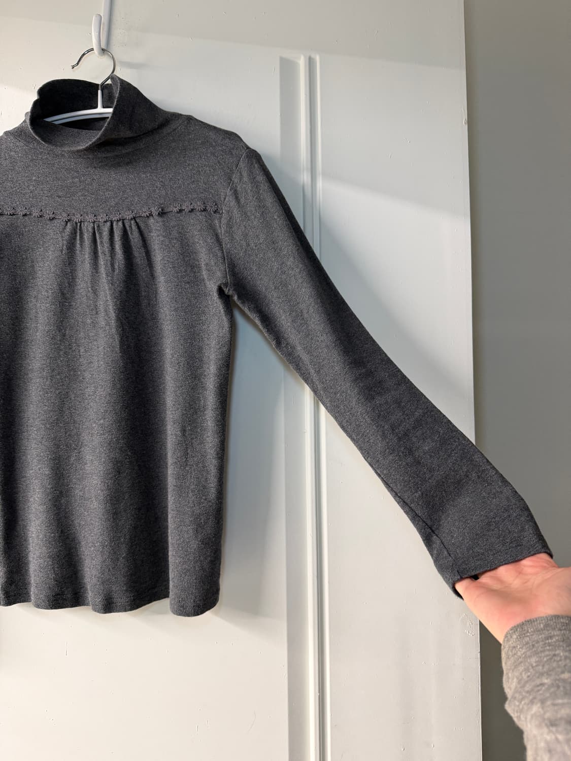 일본빈티지 차콜 터틀넥롱슬리브 상품이미지7