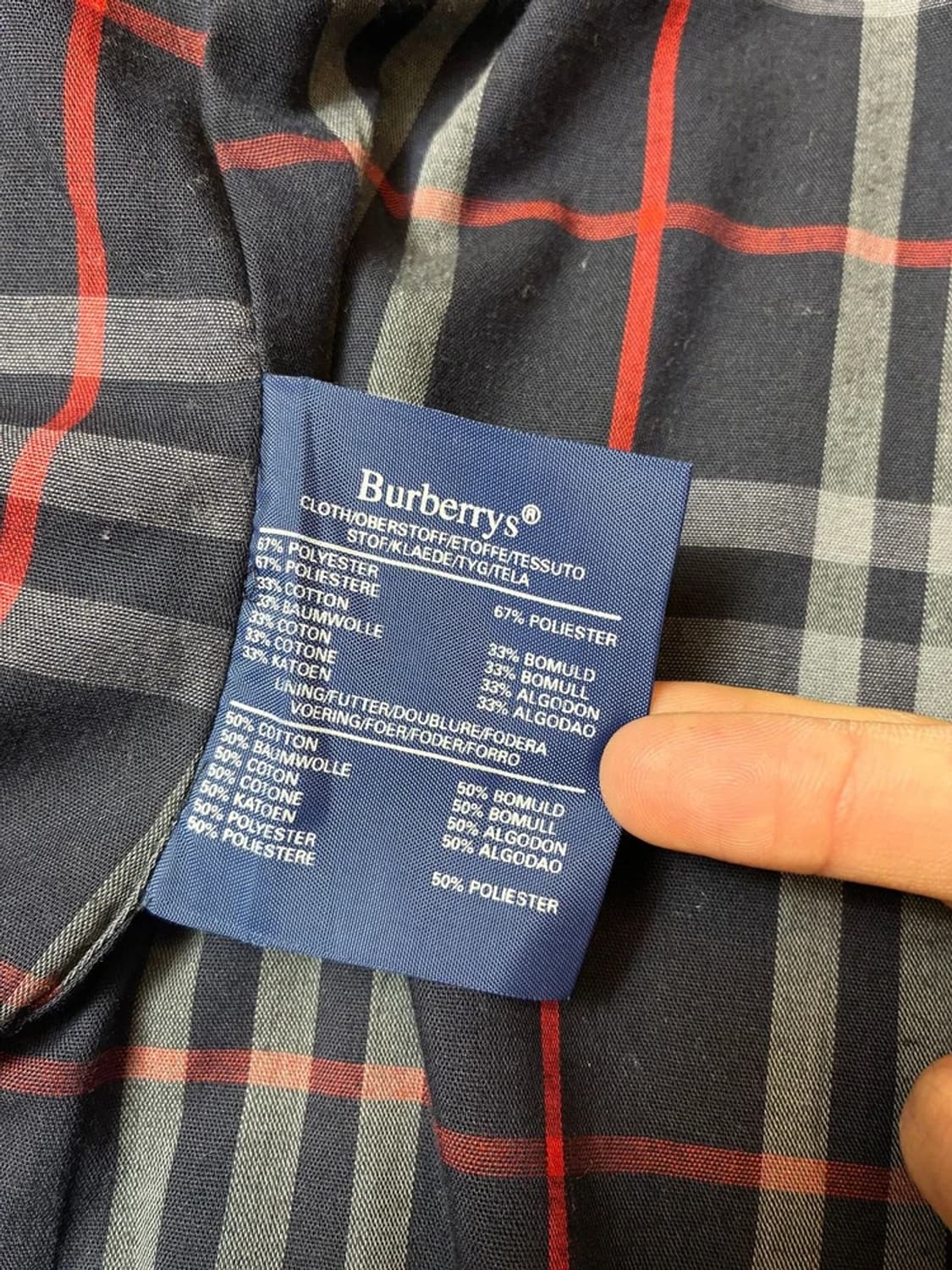 버버리 90's 개버딘 반팔 트렌치코트 PN7510 상품이미지7