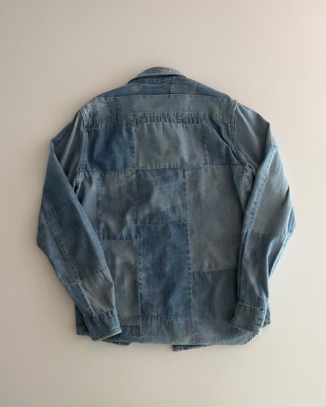 데님 앤 서플라이 랄프로렌 패치워크 데님 셔츠 S 상품이미지2