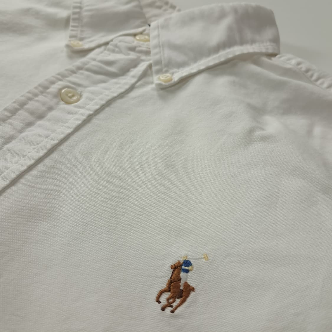 CK463 M 폴로 화이트 멀티 포니 반팔 셔츠 남방 상품이미지4