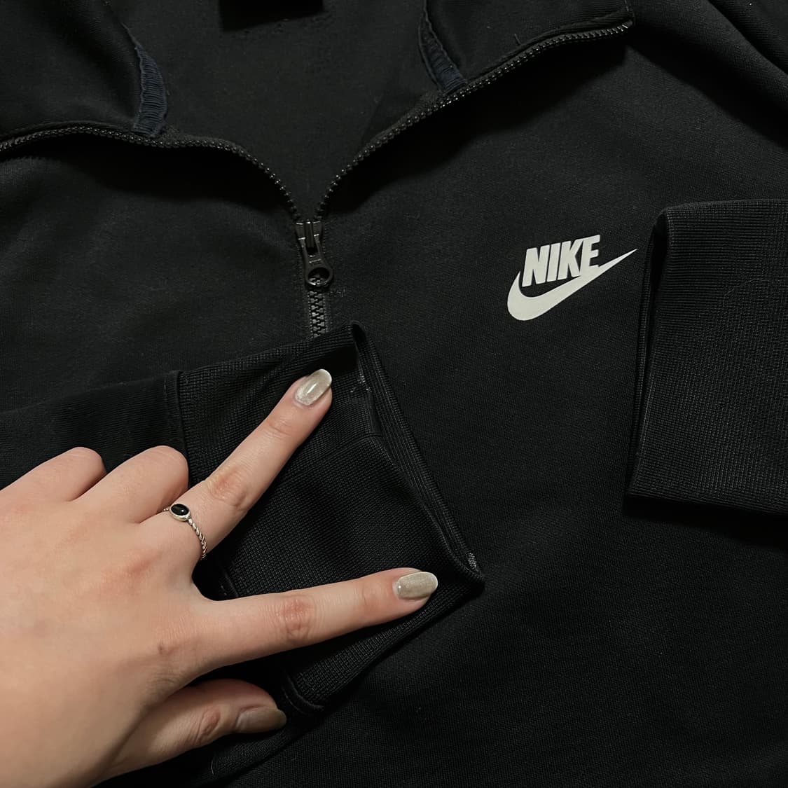 [정품] 나이키 블랙 푸츄라 반집업 져지 [ XL ] 상품이미지8