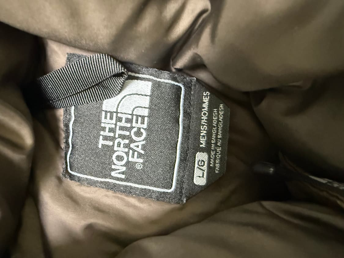 (L)노스페이스 700눕시 중앙로고 조끼 패딩 브라운 상품이미지5