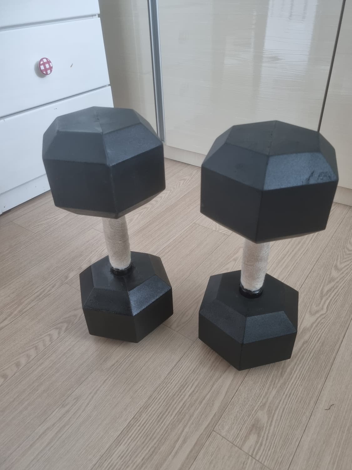 바디엑스 18kg 육각 덤벨 블랙 상품이미지1