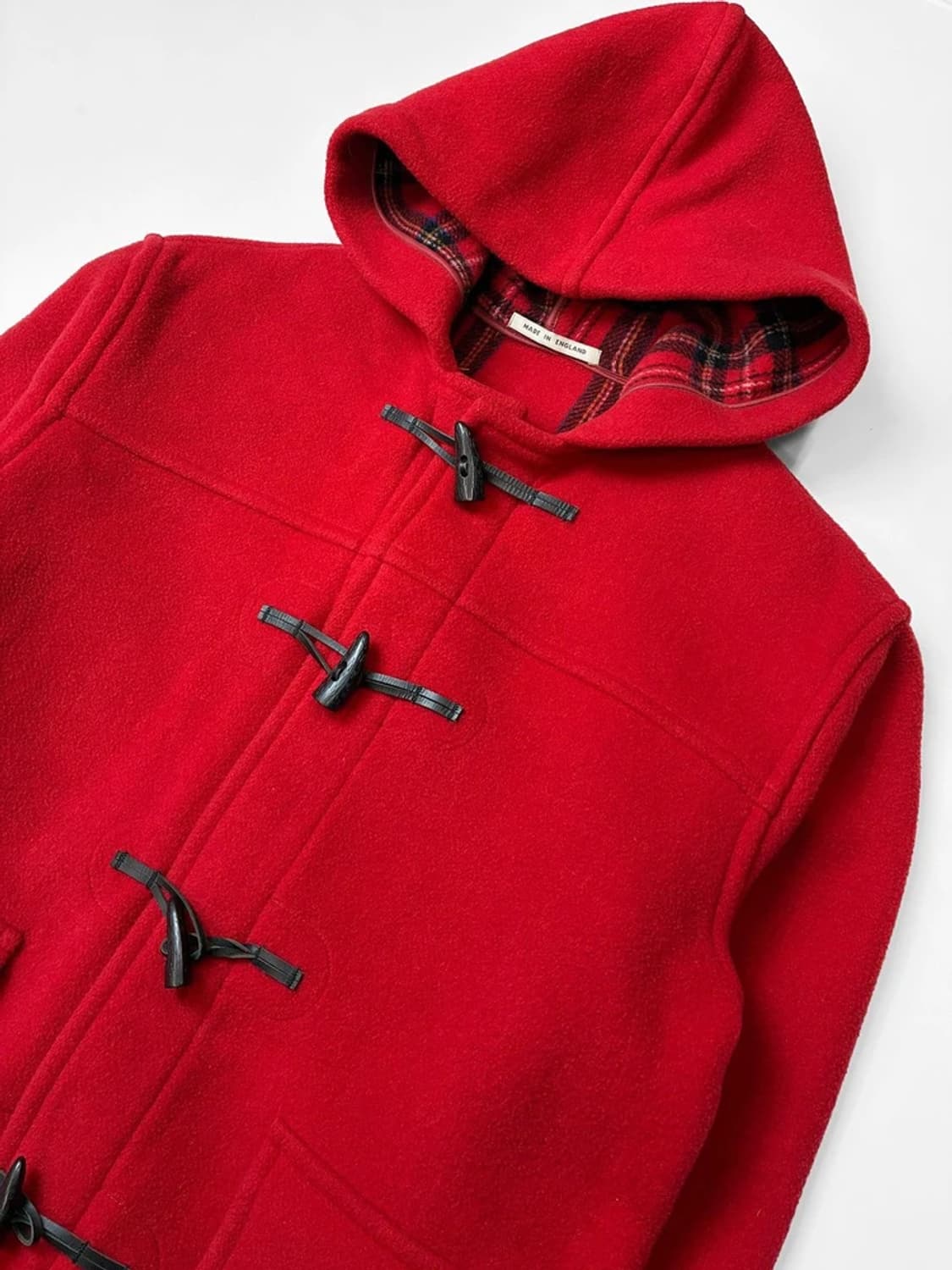 버버리 90's 오리지널 울 더플 후디 코트 PN5597    상품이미지2