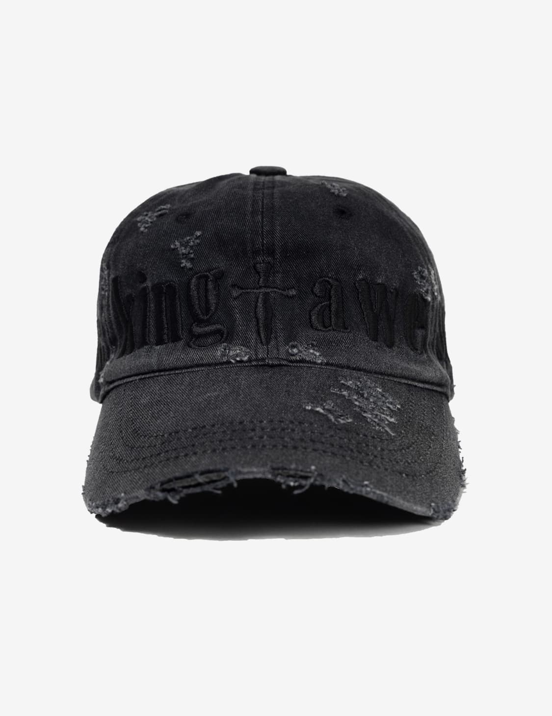 퍼킹어썸 오리진 로고 디스트레스드 햇 블랙 상품이미지2