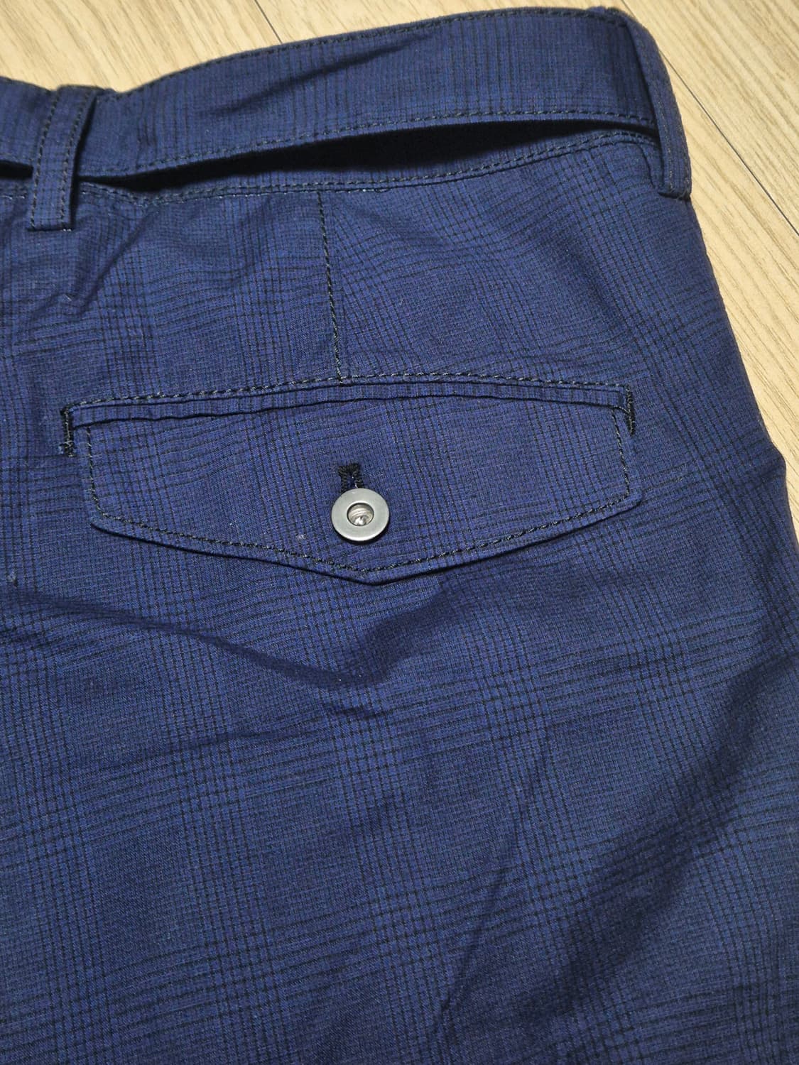 Prada 프라다 네이비 벨티드 팬츠 상품이미지3