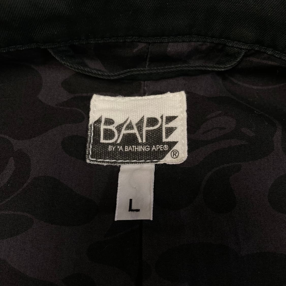 (L) 00s 베이프 (         ) 자켓 블랙 상품이미지7
