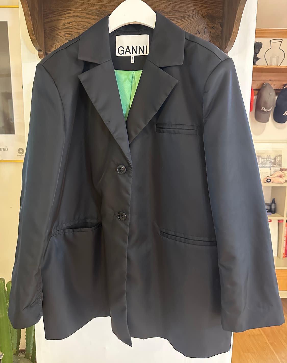 GANNI 가니 프라다소재 자켓  S/M 상품이미지1