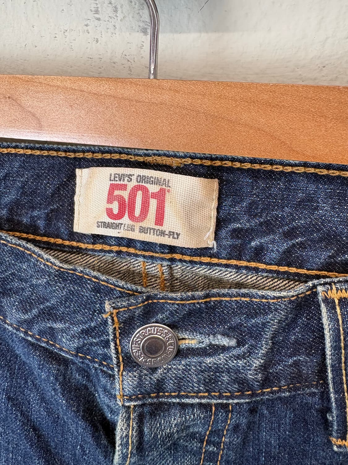 리바이스 501 빈티지 워싱 데님팬츠 상품이미지7