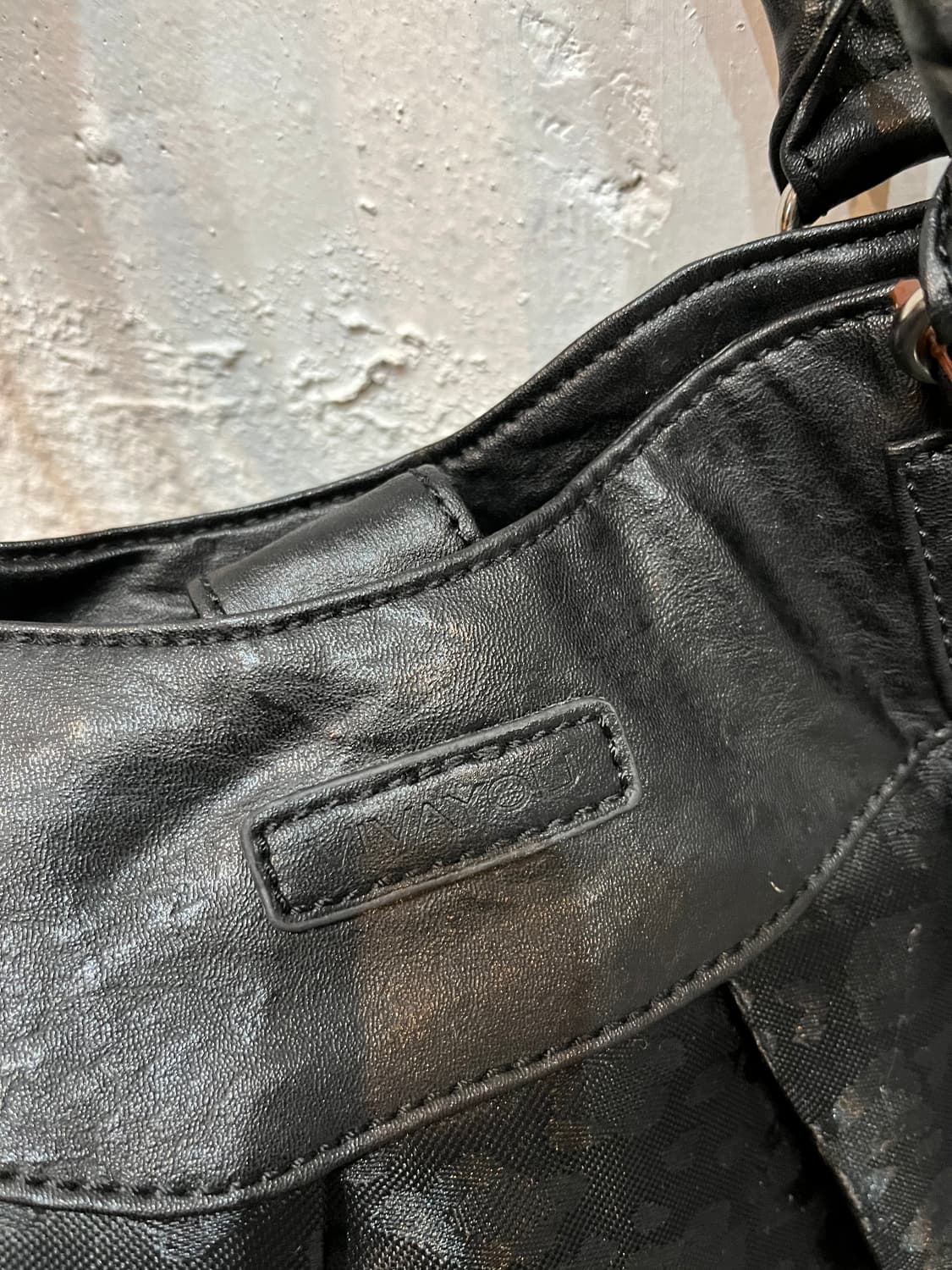 VIVAYOU JPN 레더트리밍 레오파드 숄더백 토트백 상품이미지3