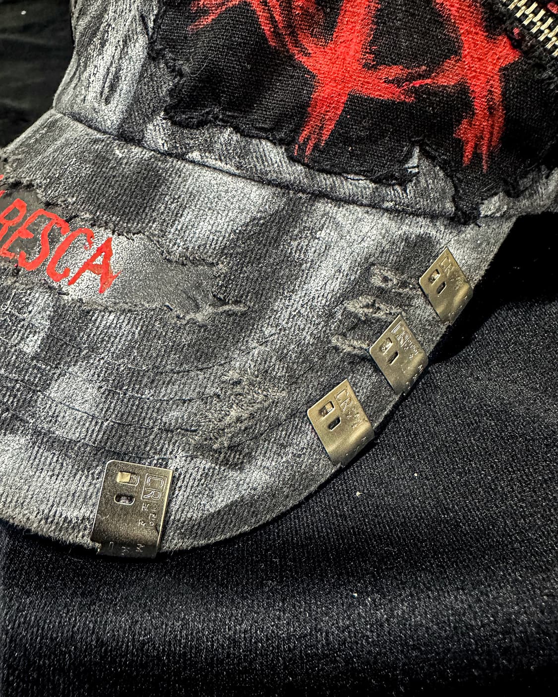 펑크 커스텀 아나키즘 볼캡 상품이미지4