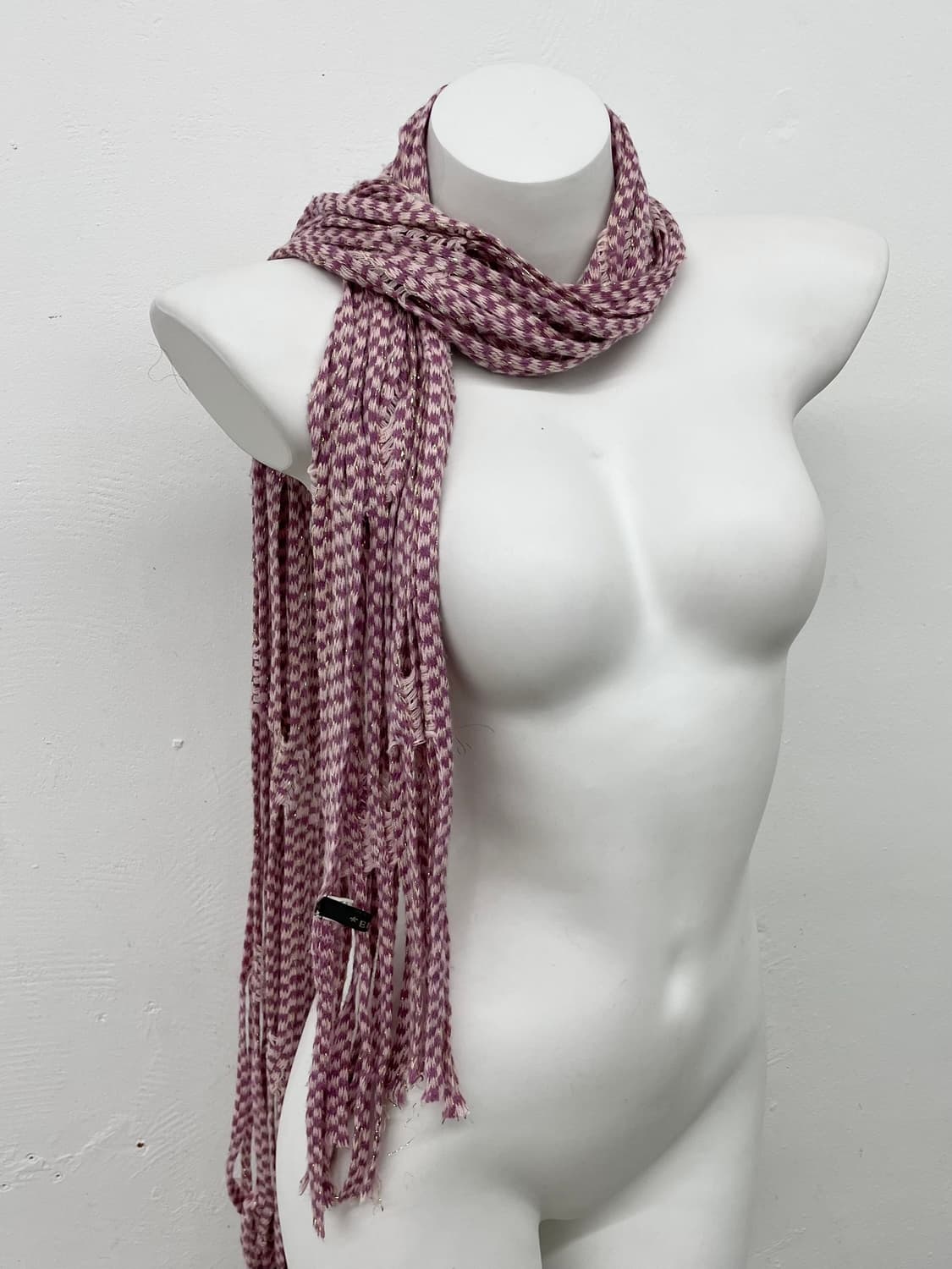 핑크 글리터 아방가르드 머플러  상품이미지2