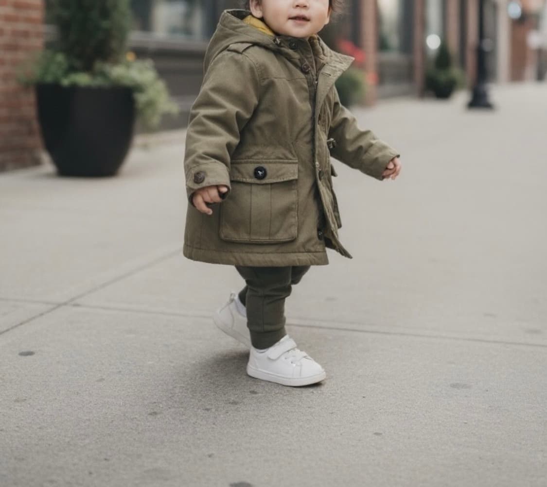 버버리 키즈 누빔 이중 야상 자켓(3세) 상품이미지1