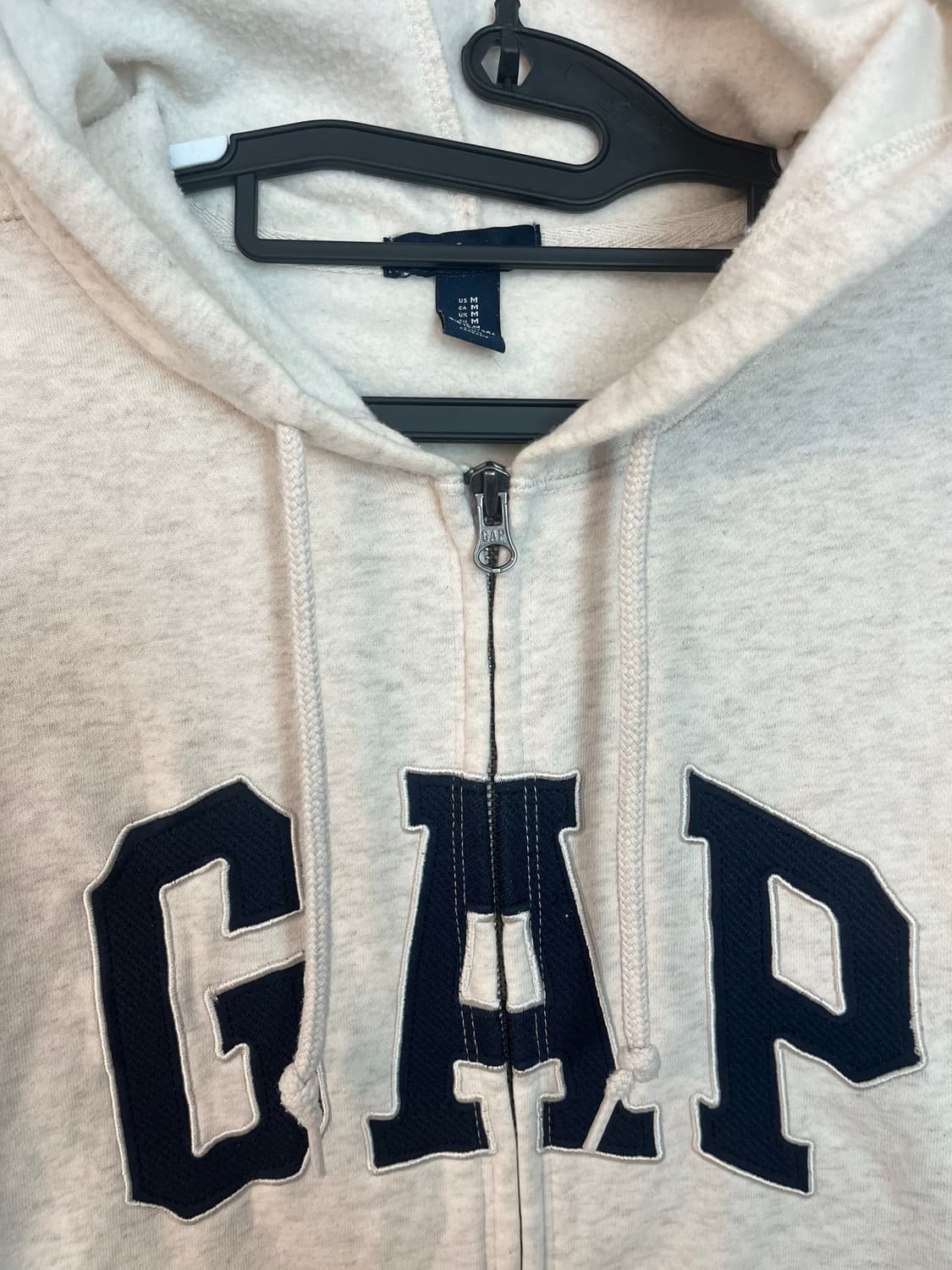 갭 GAP 후드집업 아이보리 [M] 상품이미지4