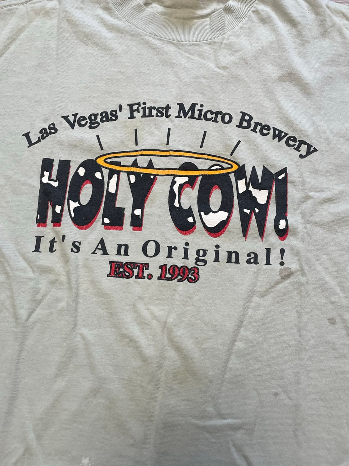 90s Holy cow brewery 빈티지 티셔츠 오네이타 상품이미지4