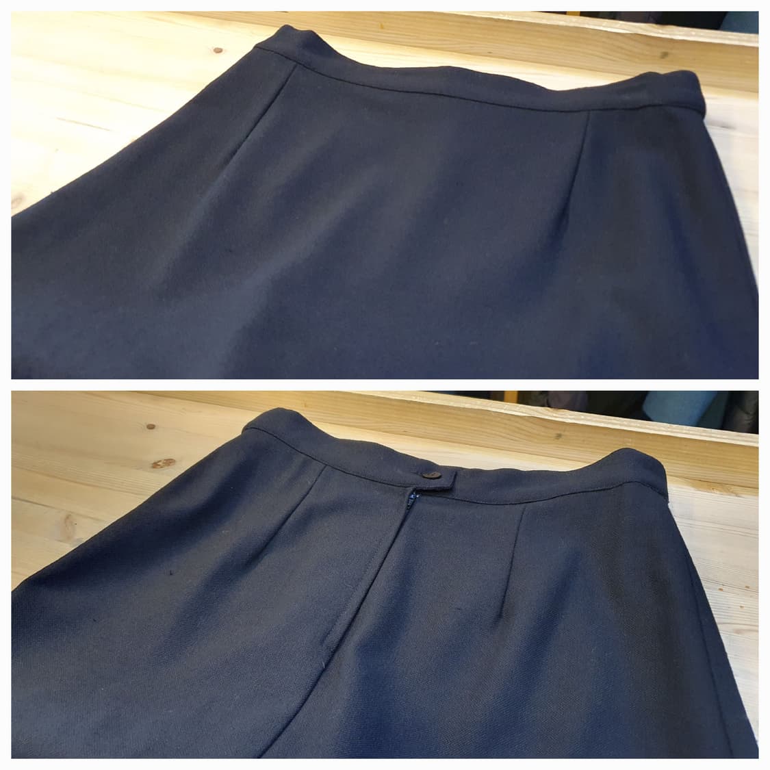 허리28/막스마라 블랙 스커트 상품이미지4