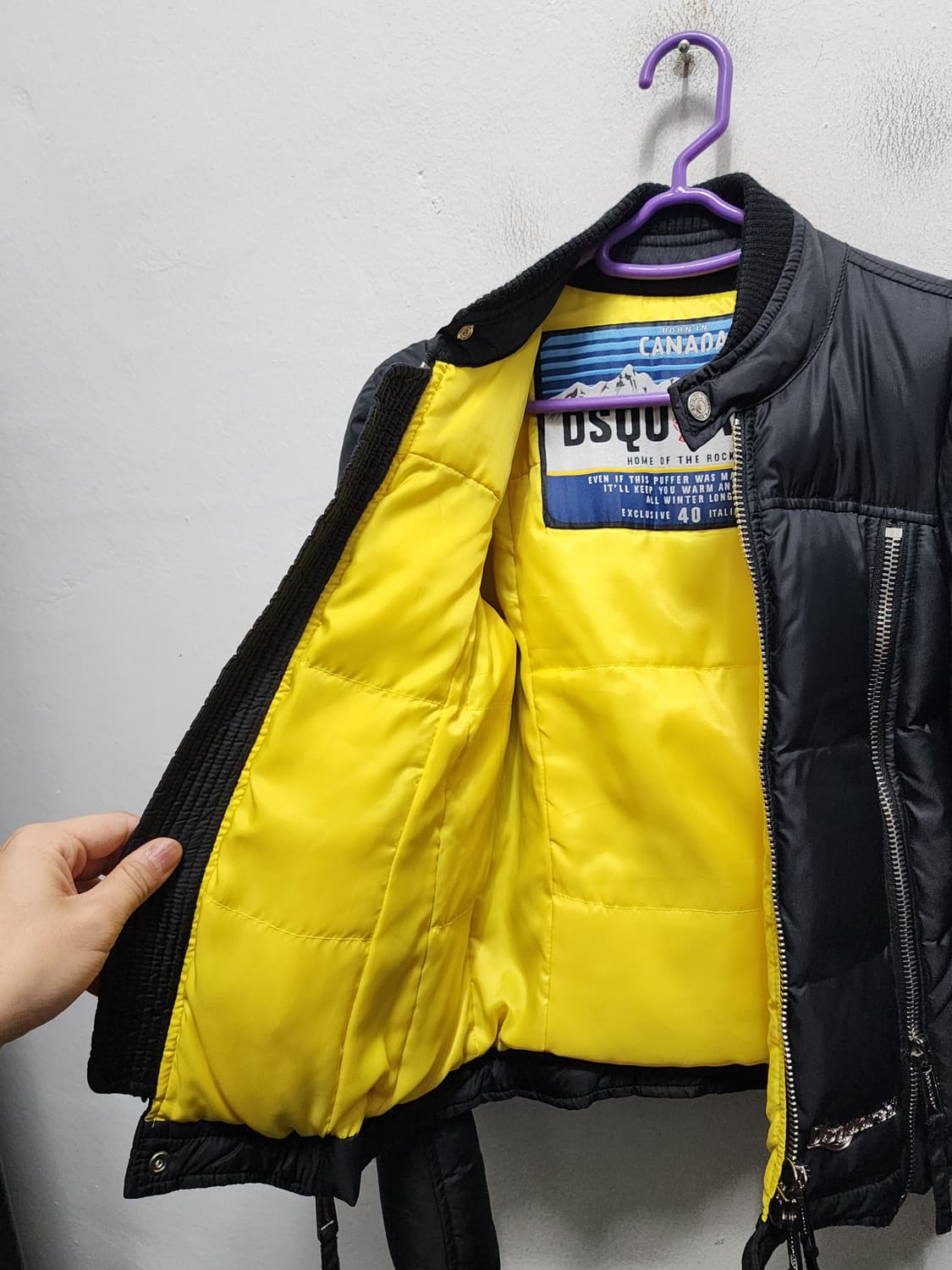 디스퀘어드2 퍼프 숄더 짚 푸퍼 상품이미지6