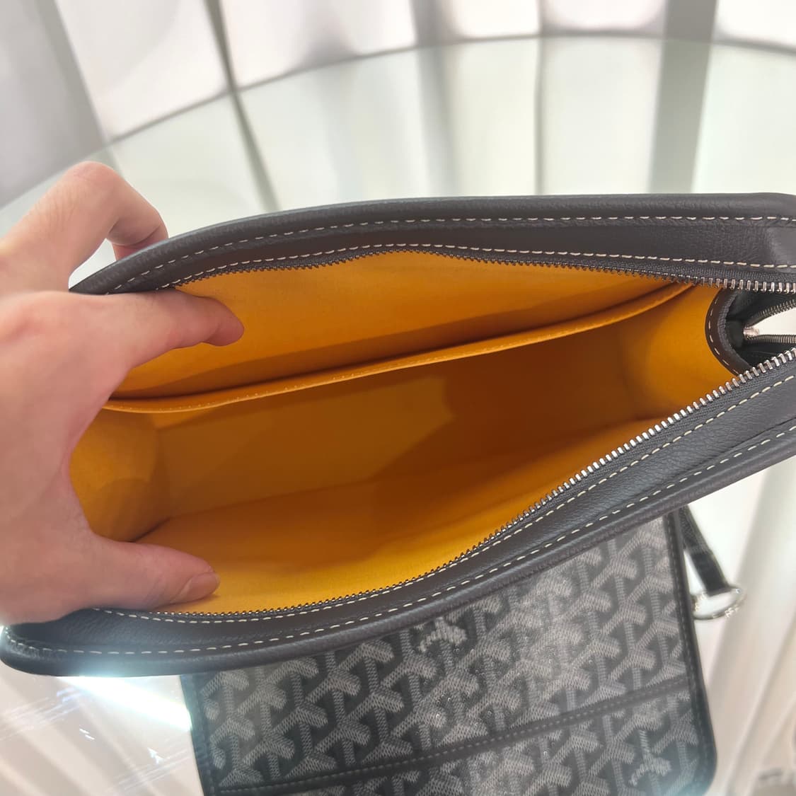 [새상품급] 고야드 쥬방스 MM 클러치 스페셜 그레이 상품이미지8