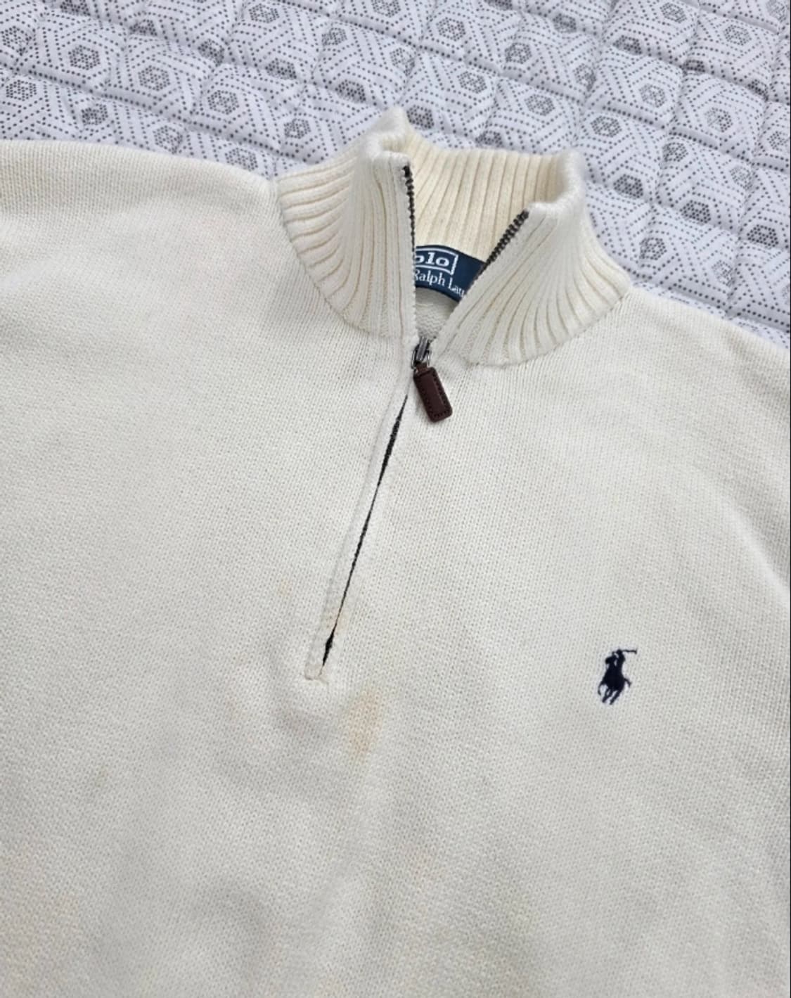 폴로 랄프로렌 남성 반집업 니트 100 상품이미지4