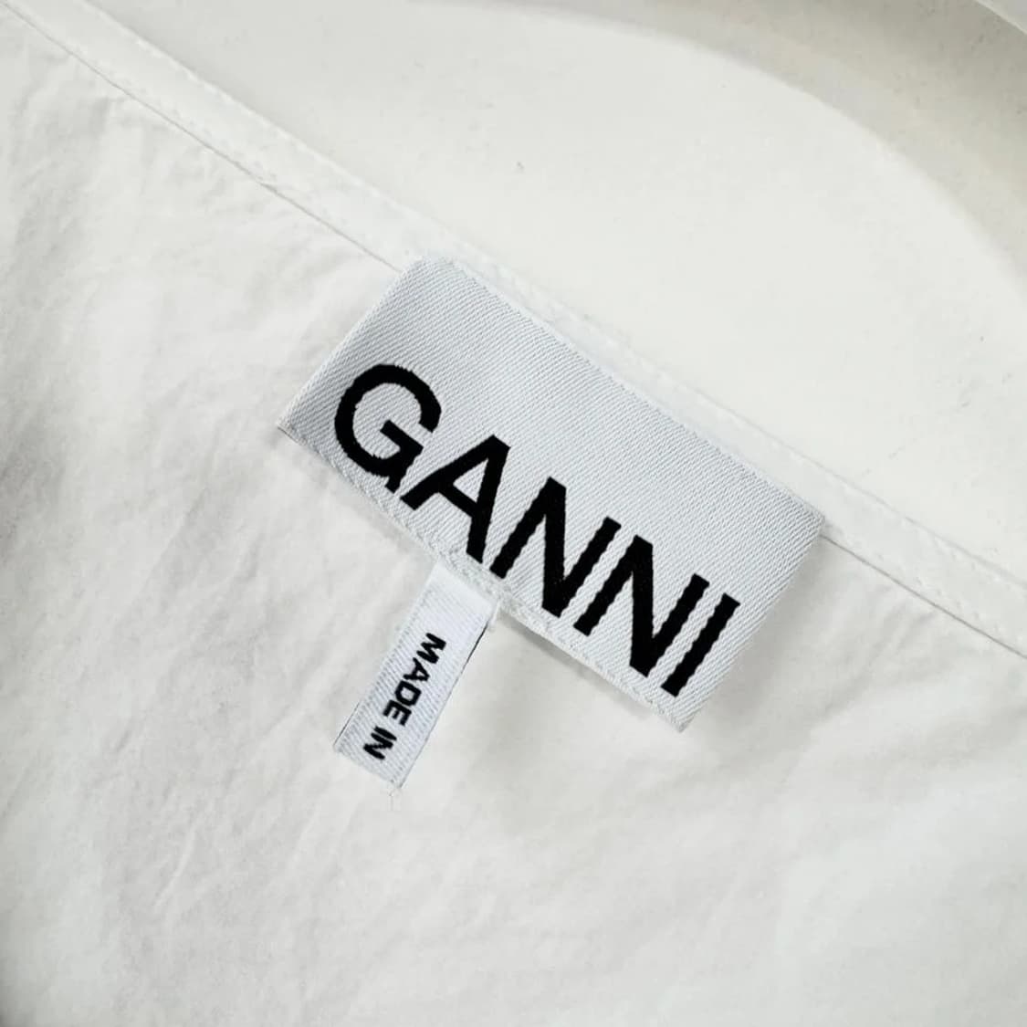 가니 GANNI 보트넥 프릴 카라 셔츠 블라우스 상품이미지2