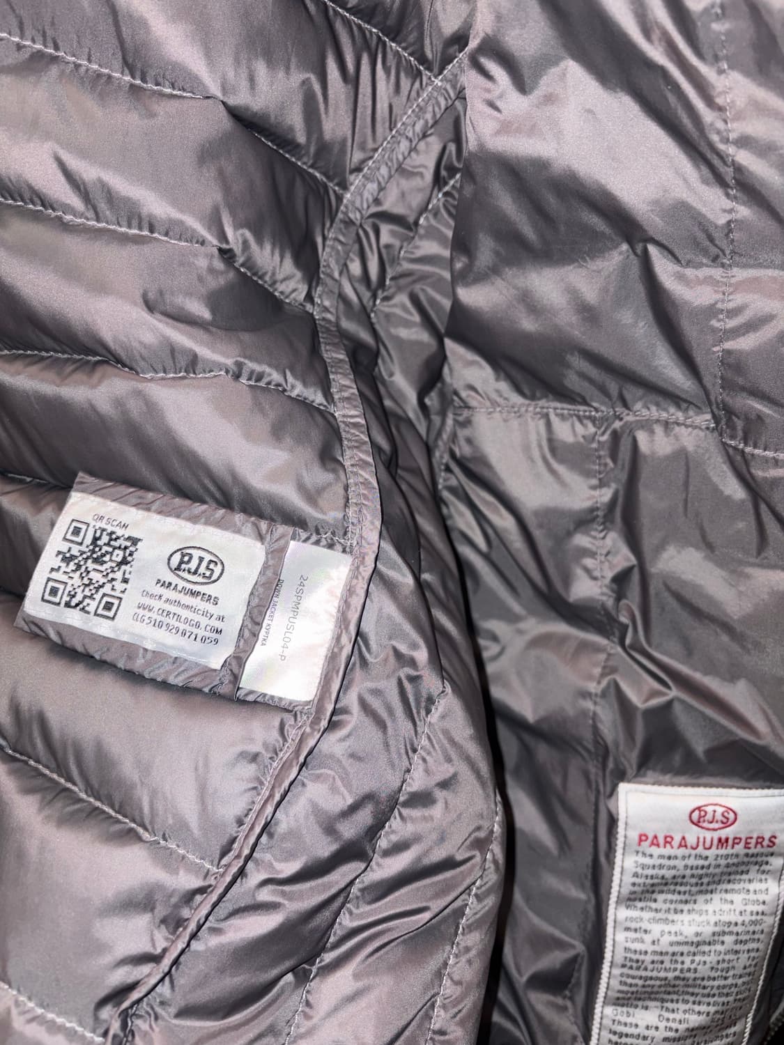 파라점퍼스 유고 루나 락 경량패딩 -24FW 상품이미지3