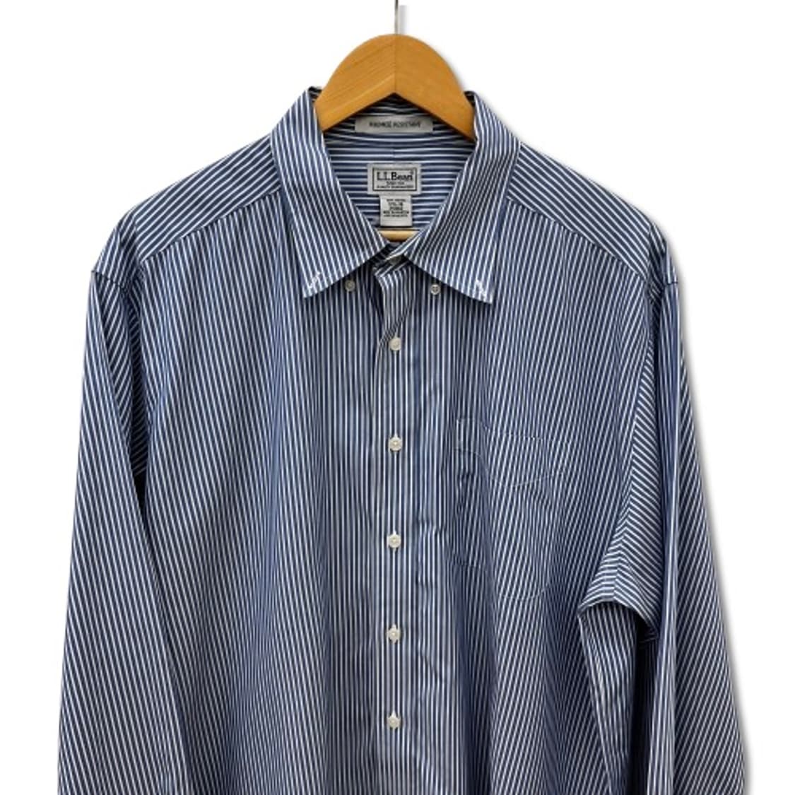 L.L.Bean 블루 스트라이프 셔츠 상품이미지3