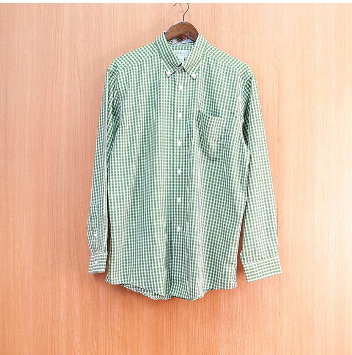 L.LBEAN 엘엘빈 코튼100 % 깅엄 체크남방  상품이미지2