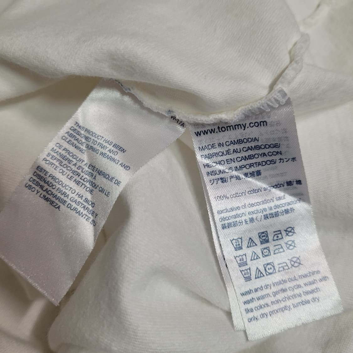 G611 [L] 타미힐피거 남성 반팔 티셔츠 상품이미지4