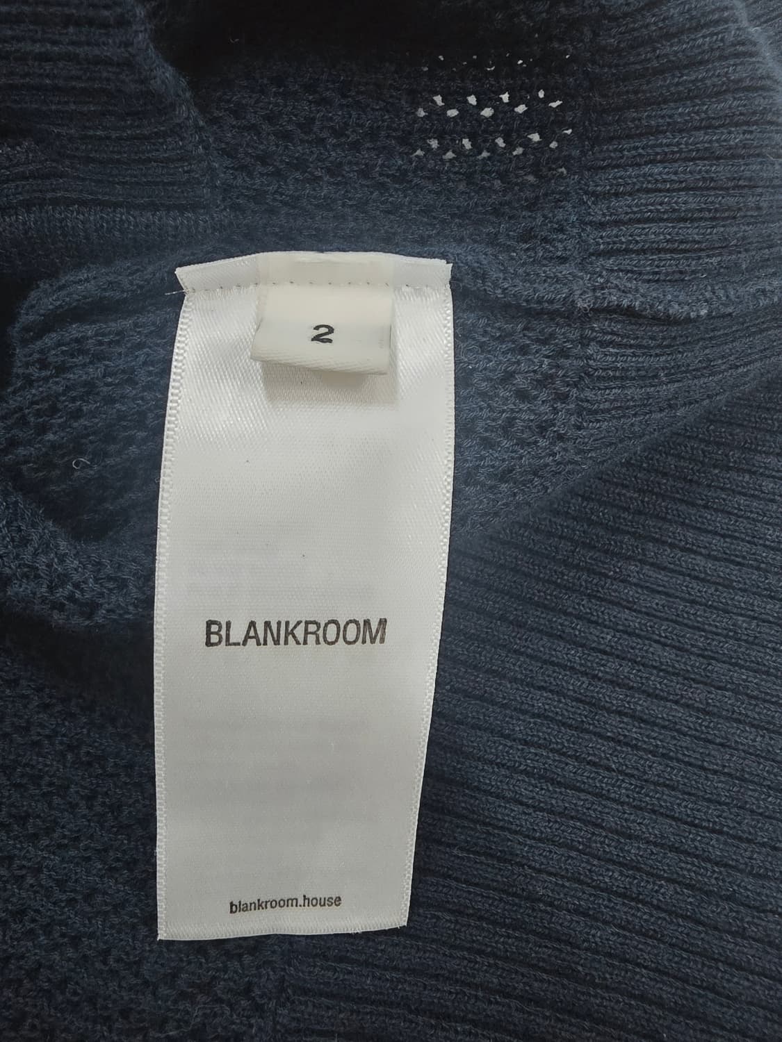 Blankroom 남성 니트 가디건 네이비 상품이미지8