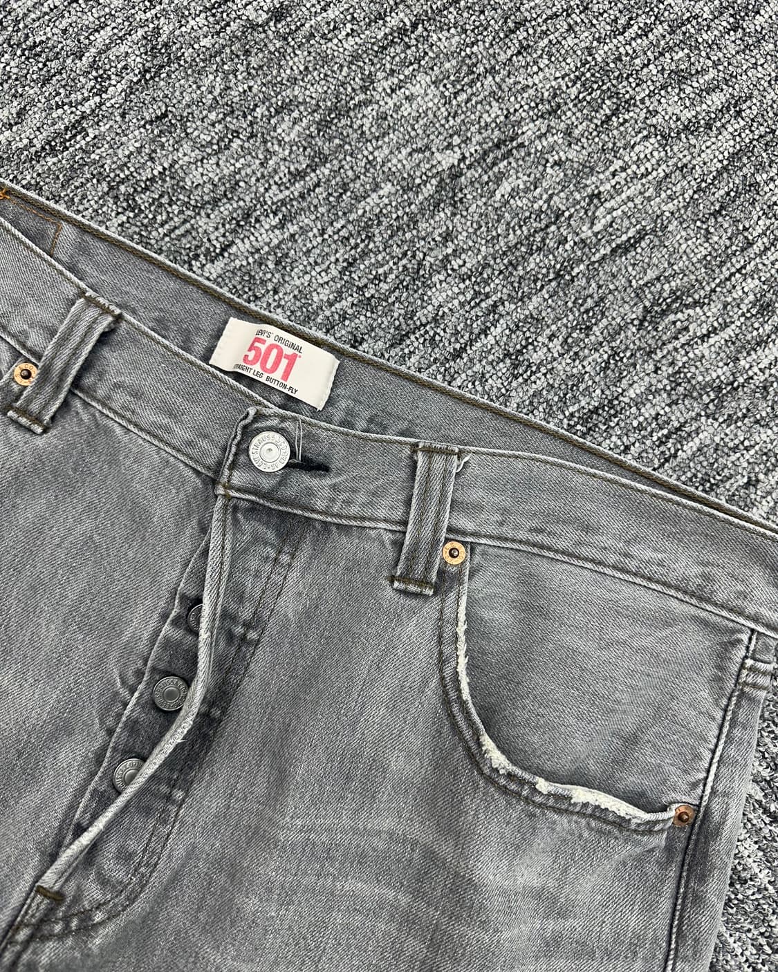 (허단45)00'S 리바이스 501 그레이-M1107 상품이미지2
