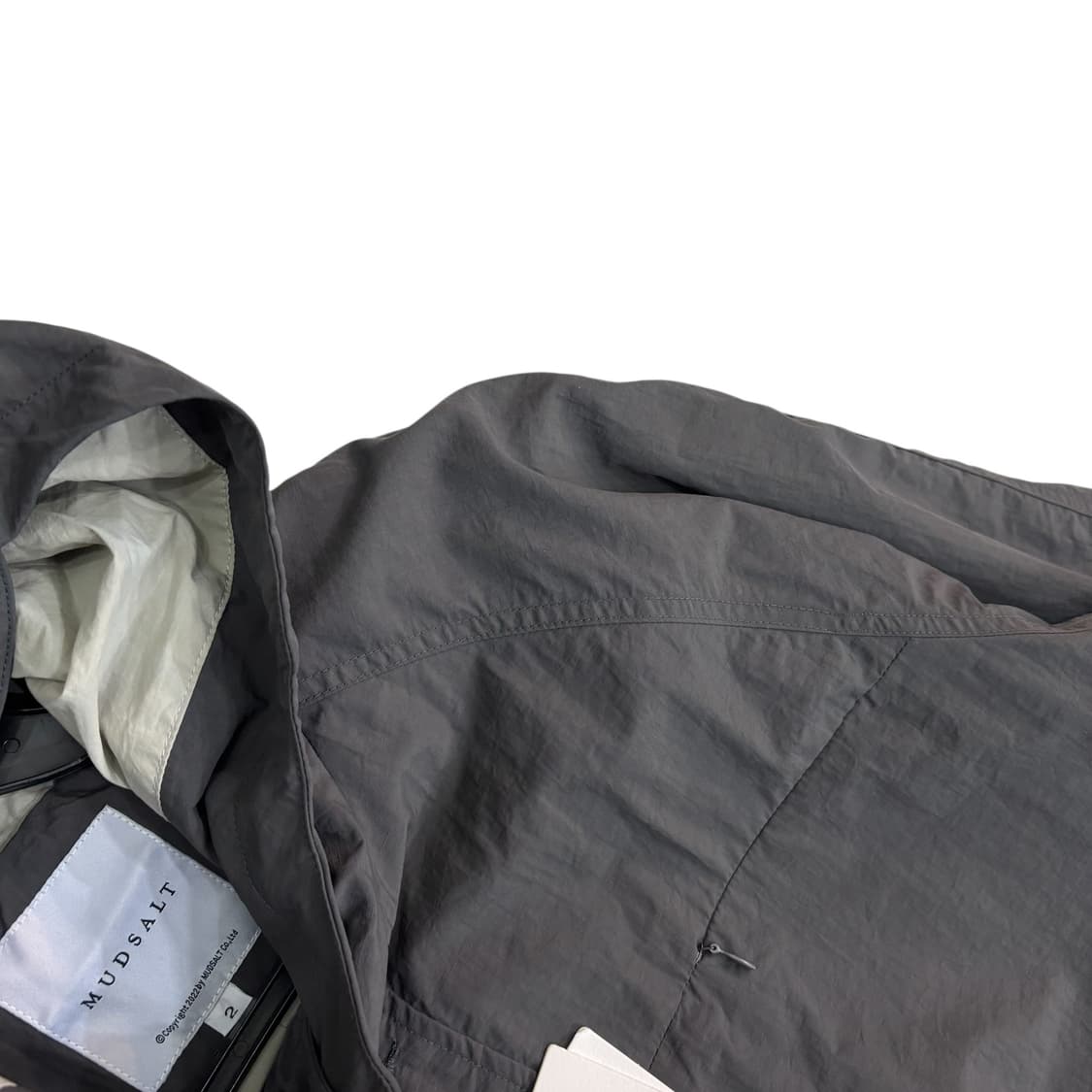 머드솔트 나일론 후드 코트 상품이미지3