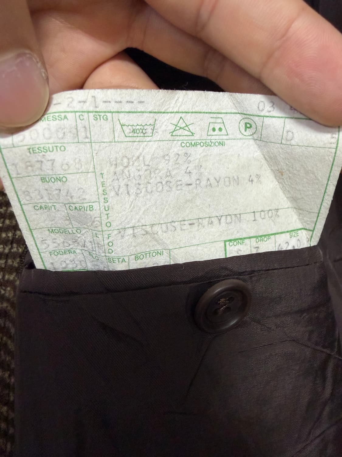 캘빈클라인 브라운 코듀로이 블레이저 자켓 상품이미지4