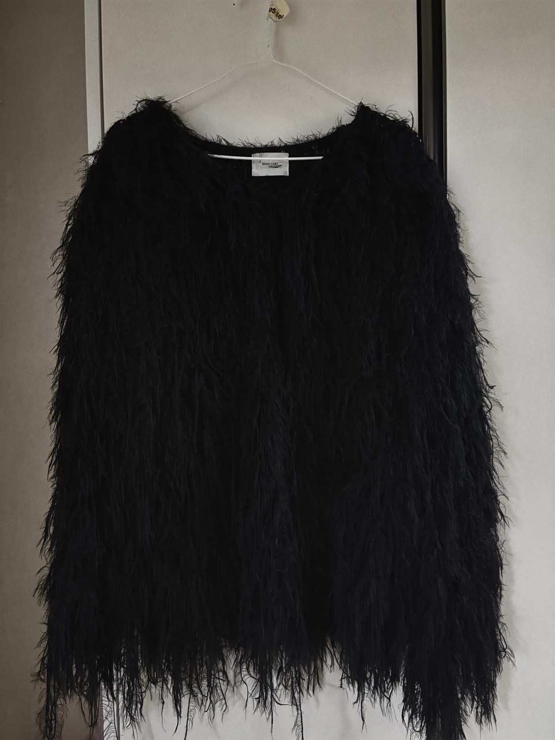 black fur cardigan 상품이미지1