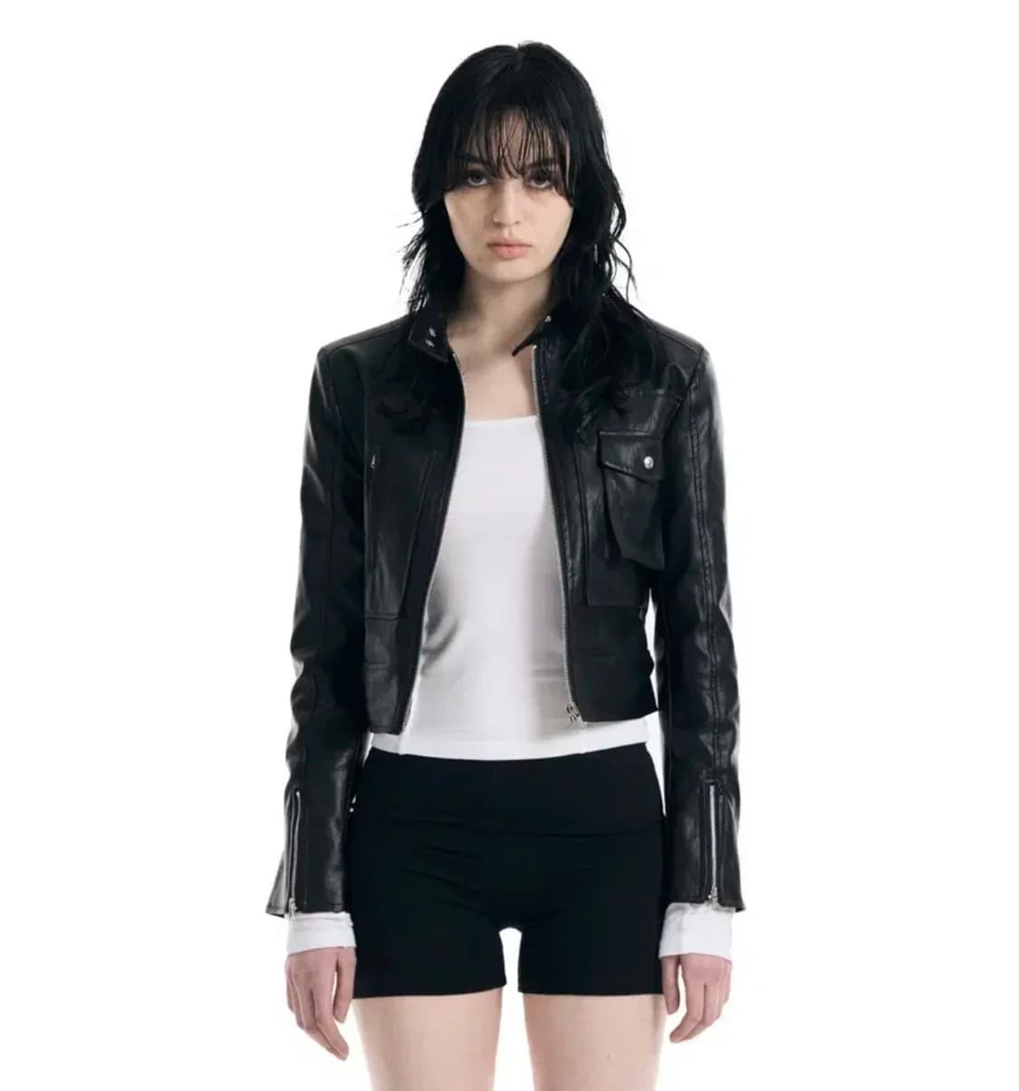 보헤미안서울 patch biker jacket 상품이미지1