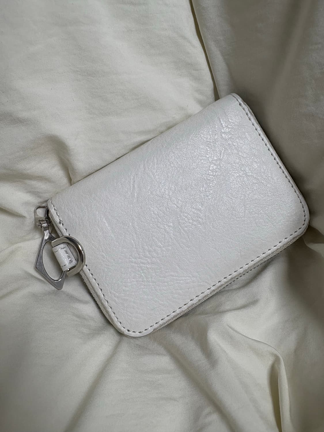 미스치프 롬버스 지갑 화이트 상품이미지3