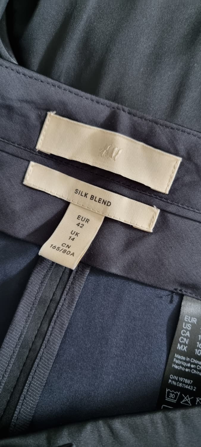 H&M 실크브렌딩 와이드 팬츠 32in _ 남성 상품이미지9